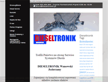 Tablet Screenshot of dieseltronik.pl